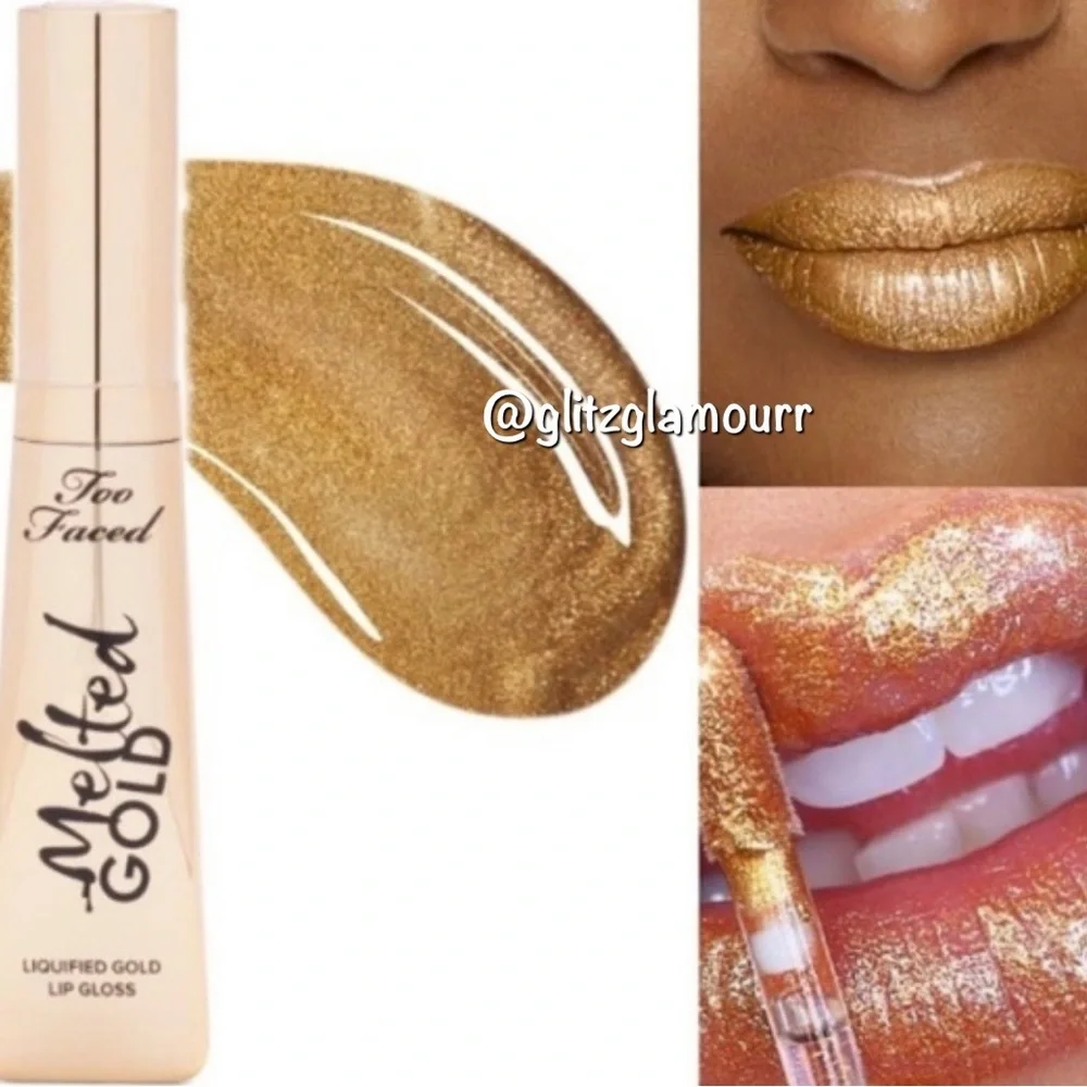🏆Too Faced Melted Gold Liquified Gold Lip Gloss🏆
